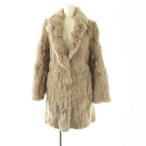 ショッピング毛皮 ジルスチュアート JILL STUART ラビットファーコート 毛皮 S モカベージュ /ES レディース