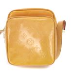 ルイヴィトン LOUIS VUITTON モノグラムヴェルニ ウースター ショルダーバッグ ロゴ 総柄 ワンカラー 黄色 イエロー M91075 /BB ■OH