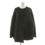 ショッピングハミルトン フレームワーク Framework 22AW ハミルトンリバークルーネックコート ミドル丈 ウール アウター 36 ダークグリーン 22020220301030