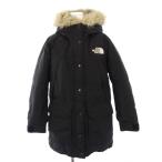 ザノースフェイス THE NORTH FACE MOUNTAIN DOWN COAT マウンテンダウンジャケット フーディ フェイクファー S 黒 NDW92237 /KH レディース