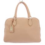 フェンディ FENDI セレリア ハンドバッグ ボストンバッグ レザー ピンクベージュ 8BN124 /KH ■OH レディース