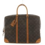 ルイヴィトン LOUIS VUITTON モノグラム ポルト ドキュマン ヴォワヤージュ ビジネスバッグ ブリーフケース ハンドバッグ 茶 ブラウン