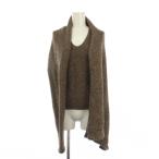 S Max Mara 'S Max Mara ансамбль вязаный деформация кардиган лучший S чай /KH женский 