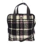 ケイトスペード KATE SPADE 2WAY ハンドバッグ ショルダーバッグ チェック柄 ロゴ 黒 ブラック /BB レディース