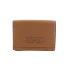 マークジェイコブス MARC JACOBS 財布 三つ折り 小銭入れ シボ加工 ベージュ /MI レディース