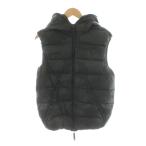 デュベティカ DUVETICA × ハイドロゲン HYDROGEN ダウンベスト カモフラ 迷彩柄 フード アウター 48 黒 ブラック /AN20 メンズ