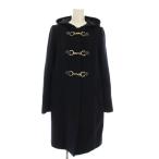 ミッシュマッシュ MISCH MASCH ダッフルコート ロング アウター 38 M 紺 ネイビー /YM レディース