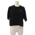 ジムフレックス Gymphlex Tシャツ 14 黒 半袖 ショート丈 ロゴ刺繍 /JP レディース