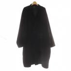  Muji Ryohin хорошая вещь план Пальто Честерфилд вельвет L чёрный черный выполненный в строгом стиле цвет длинный /AU мужской 