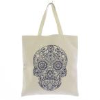 ショッピングスカル ジュンヤワタナベ JUNYA WATANABE コムデギャルソン スカル刺繍 トートバッグ ハンドバッグ 白 JI-K 201 /KH レディース