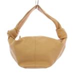 ボッテガヴェネタ BOTTEGA VENETA ミニ ダブルノット ハンドバッグ ベージュ /KH ■OH レディース