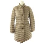 モンクレール MONCLER ANJONY ダウンコート アウター 1 ベージュ /DO レディース