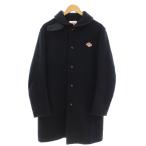 ダントン DANTON ウールモッサ ロングコート ステンカラー 40 ネイビー 紺 JD-8454 /☆G メンズ