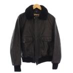 ショット SCHOTT シュプリーム Supreme leather A2 flight jacket フライトジャケット レザージャケット 革ジャン S 黒 J32F6 /KH