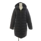 デュベティカ DUVETICA ACE ダウンコート ロング丈 フード アウター 40 黒 ブラック D114000 /AN50 レディース