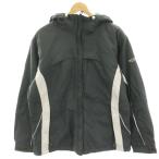 コロンビア Columbia マウンテンパーカー ジャケット 上着 L グレー サイドライン 裏地ボア /HN レディース
