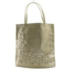 アンテプリマ ANTEPRIMA トートバッグ フラワー装飾 ゴールドカラー /SS ■OS レディース