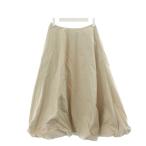 未使用品 プラージュ Plage 23AW Taffeta balloon フレアスカート ロング 36 ベージュ 23060922304040 /AN34 レディース