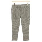  four чай пять a-rupi- M Sabrina pants брюки капри Zip fly серебристый жевательная резинка в клетку 1 темно-синий белый 7-04-6091 женский 