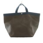 エルベシャプリエ Herve Chapelier コーテッドキャンバススクエアトートA4サイズ 705GP 茶 ブラウン 紺 ネイビー /SS ■OS レディース