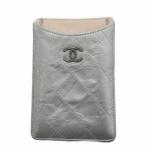 シャネル CHANEL ココマーク マトラッセ カード入れ カードケース パスケース 15番台 シルバー色 /AN4 ■OH レディース