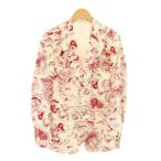 グッチ GUCCI テーラードジャケット ブレザー 総柄 7-46R 白 463543 /KH メンズ