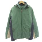  L e рубин nL.L.BEAN с хлопком жакет горная парка Zip выше нейлон S зеленый зеленый /HN мужской 