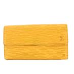 ルイヴィトン LOUIS VUITTON エピ ポルトモネクレディ 長財布 タッシリイエロー M63579 /KH ■OH レディース