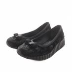 サルヴァトーレフェラガモ Salvatore Ferragamo ヴァラリボン パンプス ラウンドトゥ 厚底 7 黒 ブラック 07873 /AN2 レディース