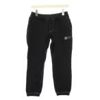  New balance NEW BALANCE брюки-джоггеры легкий талия резина тренировочный обратная сторона ворсистый Logo S чёрный черный AMP35094 /BB мужской 