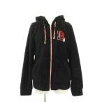  Callaway CALLAWAY Golf одежда боа жакет внешний Zip выше капот Logo L чёрный черный /BB женский 
