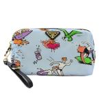 ショッピングPRADA プラダ PRADA ポーチ サーフィン 三角プレート 水色 /KH ■OH レディース