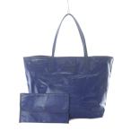 マッキントッシュ ロンドン MACKINTOSH LONDON トートバッグ 青 総柄 ポーチ付 /RI ■OS レディース