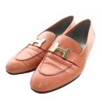 エルメス HERMES モカシン パリ コンスタンスローファー 36 ピンク /SS ■OS レディース