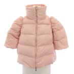 ミュウミュウ miumiu 2019年製 ダウンジャケット アウター ショート丈 五分袖 36 ピンク ML193 R142 1AX2 /YT レディース