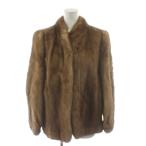 ランブルトン Rambulton 毛皮コート ファーコート ミドル丈 ミンク アウター M 茶 ブラウン /AN39 レディース