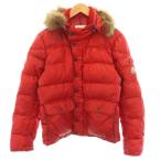 モンクレール MONCLER ヒュベール HUBERT ダウンジャケット アウター フード コヨーテファー アニメタグ 2 赤 220914193215 メンズ