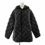 ジムフレックス Gymphlex ダウンジャケット フード ナイロン キルティング 14 黒 ブラック J-1445 NOK /KU レディース