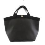 エルベシャプリエ Herve Chapelier リュクスライン 舟型トートM トートバッグ ハンドバッグ 黒 707GP /KH レディース