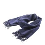 マッキントッシュフィロソフィー MACKINTOSH PHILOSOPHY マフラー フリンジ カシミヤ 紺 ネイビー H5711-225-29 /AN44 レディース
