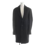  Edifice EDIFICE Пальто Честерфилд S чёрный черный длинный рукав одноцветный выполненный в строгом стиле цвет /AP мужской 