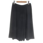  не использовался товар a мака AMACA юбка-брюки шорты 36 чёрный черный одноцветный midi длина /AP женский 