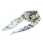 未使用品 エルメス HERMES ロザンジュGM Quincaillerie Equestre スカーフ カシミヤシルク グレー /KH ■OH レディース