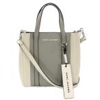 マークジェイコブス MARC JACOBS ザ タグ トート 21 ハンドバッグ ショルダーバッグ 2WAY レザー 白 グレー M0014439 /TK レディース