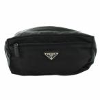 プラダ PRADA ポーチ マルチポーチ トライアングルロゴ ナイロン 黒 ブラック /KU ■OH レディース