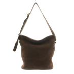 コーチ COACH オールドコーチ ショルダーバッグ スエード チャーム付き 茶 ブラウン 4932 /KU レディース