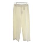 未使用品 エルメス HERMES パンツ スラックス 36 白 ホワイト 2H0411DM /AN49 レディース