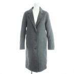 ユニクロ UNIQLO チェスターロングコート S グレー /AP レディース