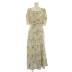 ショッピングコルセット リランドチュール Rirandture コルセットレディワンピース ロング 半袖 花柄 2 ベージュ 82267590 /BM レディース