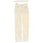 ショッピングロンハーマン ロンハーマン ヴィンテージ R.H.vintage オーガニックハイウエストデニムパンツ ジーンズ 23 白 ホワイト 無地 3410600314 /HN